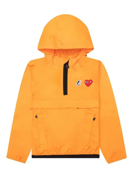 Kurtka dziecięca Comme Des Garcons Play pomarańczowa