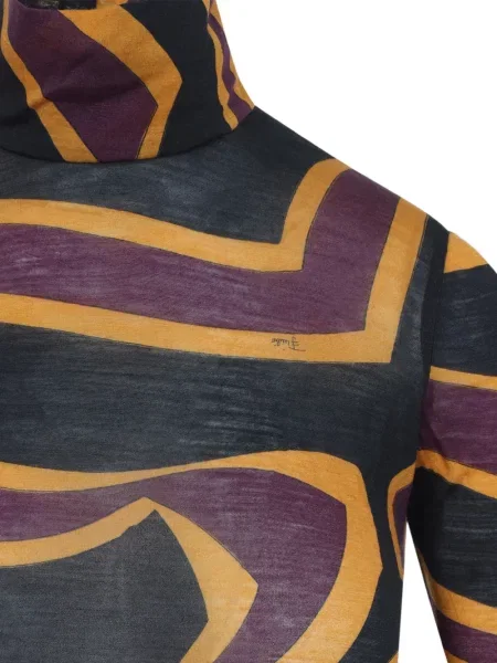 Top Pucci cu imagine negru