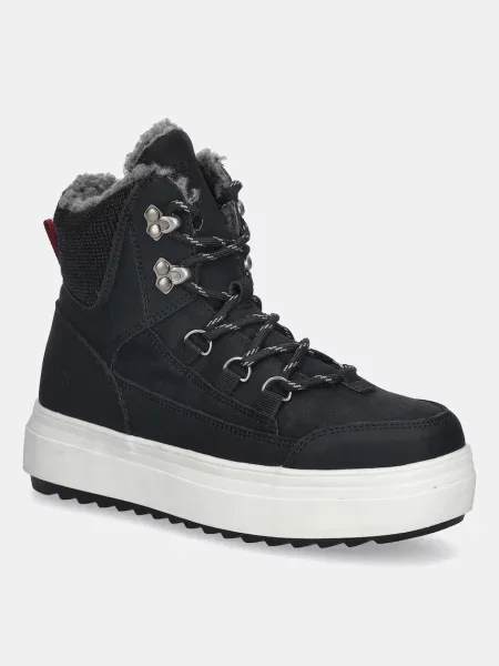 Боти U.S. Polo Assn. с равна подметка с изолация черно