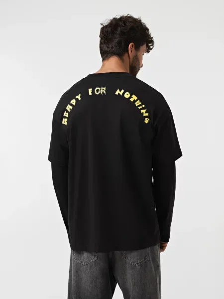 Лонгслив Vans черный