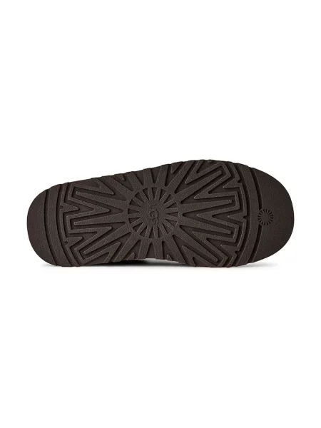Замшевые тапочки Ugg на шнуровке