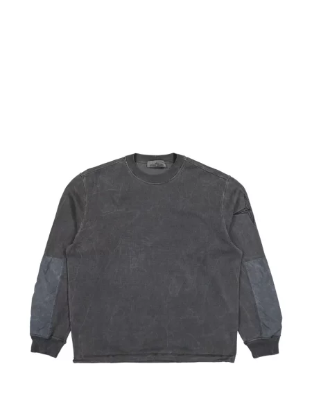 Hanorac Stone Island cu strasuri gri