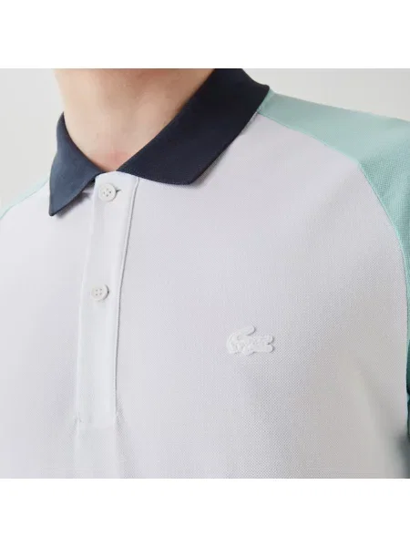 Поло Lacoste белое