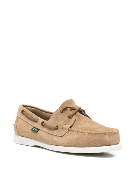 Loaferice Paraboot s vezicama od brušene kože