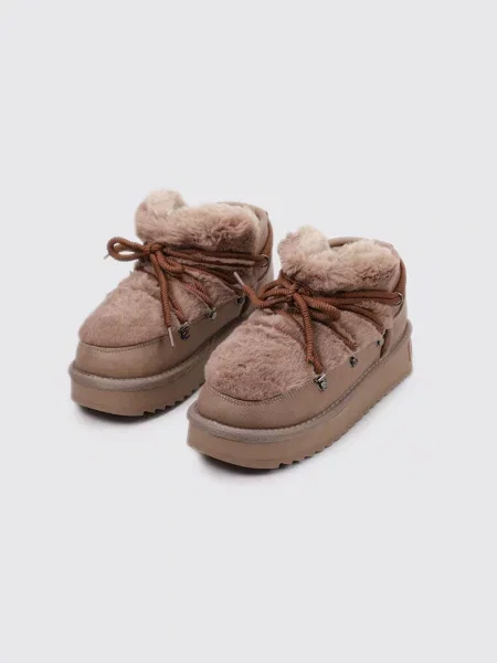 Buty śniegowce D.Franklin ocieplane brązowe