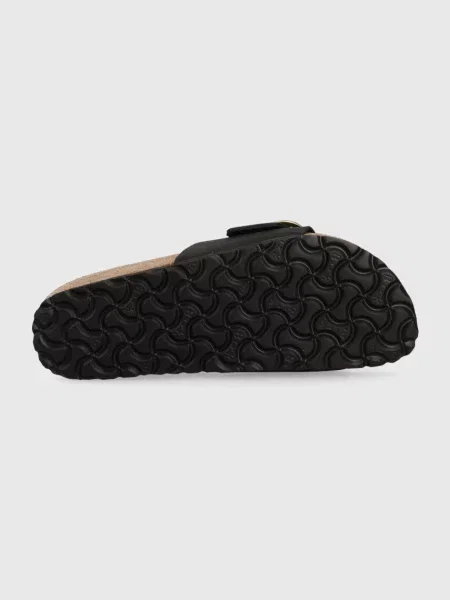 Шлепанцы Birkenstock с пряжкой черные
