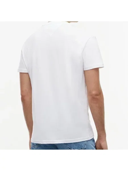 T-shirt z wyhaftowanym logo Tommy Jeans biała