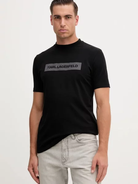 Kratka majica Karl Lagerfeld črna