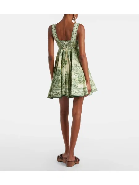 Rochie Alemais de in cu imagine verde