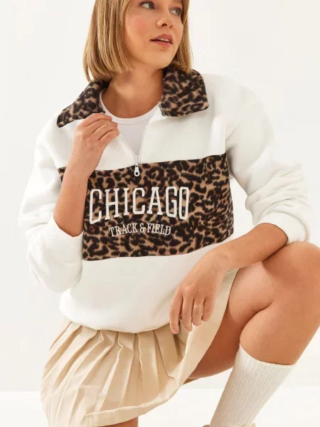 Hanorac Bianco Lucci alb