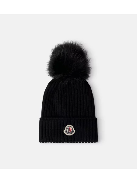 Gyerek sapka Moncler Enfant fekete