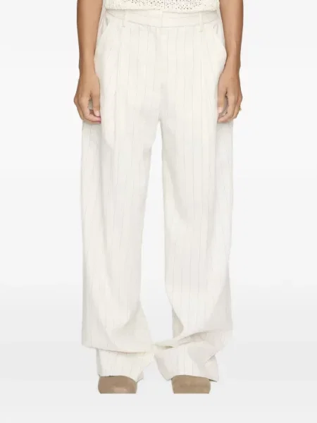 Pantaloni palazzo A.l.c. alb