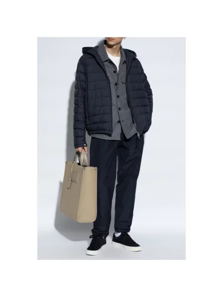 Spodnie Moncler niebieskie