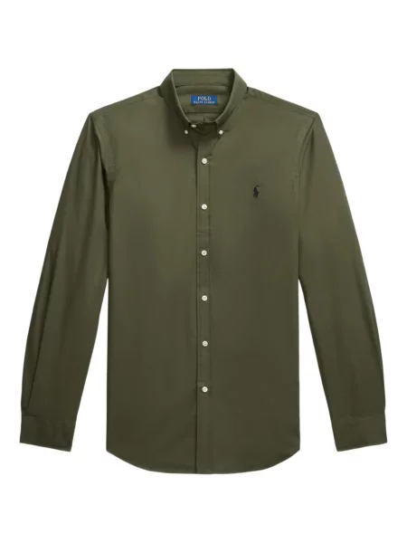 Fular Polo Ralph Lauren plisat tricotate cu imagine albastru