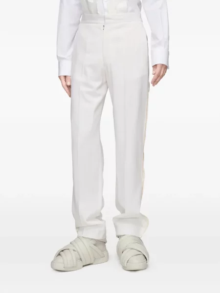 Pantaloni Maison Margiela alb