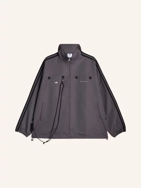 Adidas Originals Bunda tmavě / tmavě zelená / černá šedá