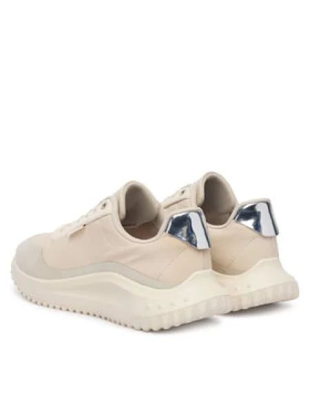 Sportcipők Calvin Klein Eva Runner Lace Up Mat Mix bézs