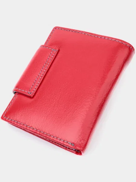 Кожаный кошелек St Leather Accessories красный