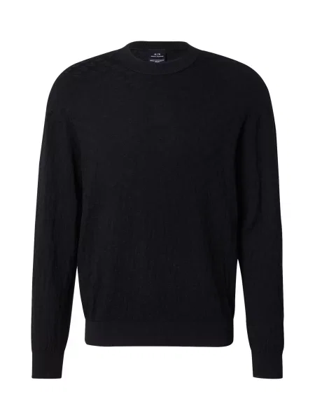 Armani Exchange pulover light negru