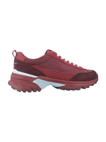 Dámske topánky Calvin Klein Hike Runner Casual Ny-Su AOP WN burgundy vínová