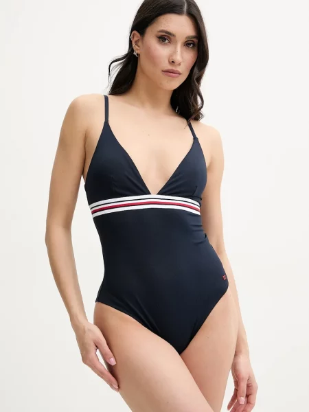 Tommy Hilfiger női Triangle One Piece Rp Ext fürdőruha dark night navy sötét éjszaka. Méret: S sötétkék
