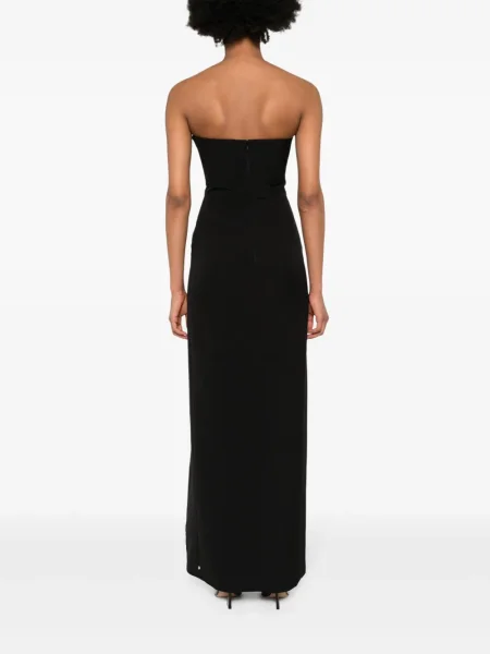 Rochie maxi Nissa de cristal de costum negru