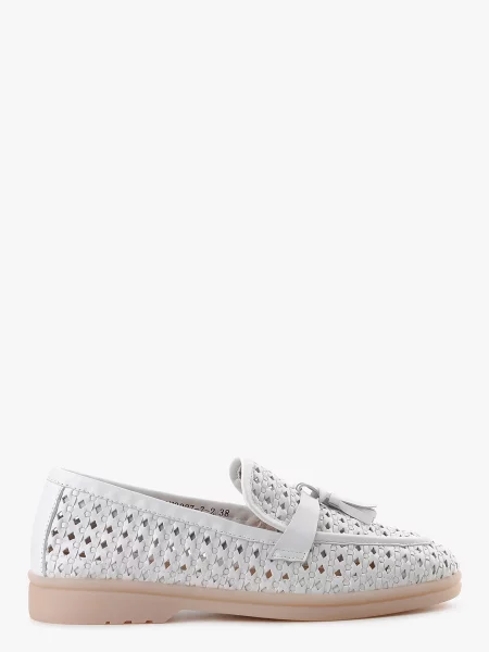 Шкіряні Лофери LeBERDES білий