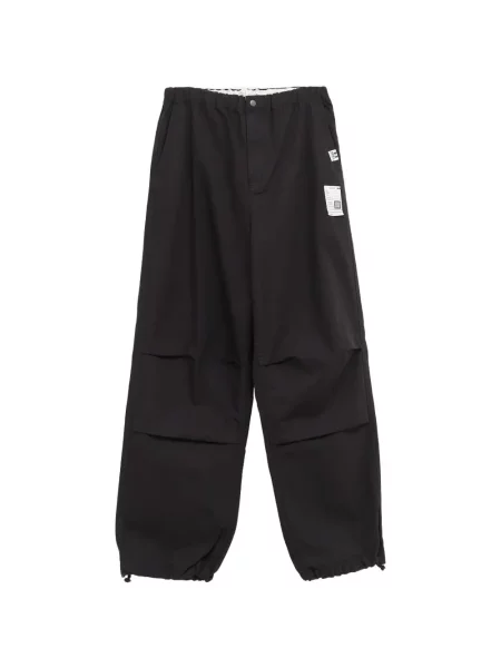 Pantaloni Maison Mihara Yasuhiro cu picior lat negru