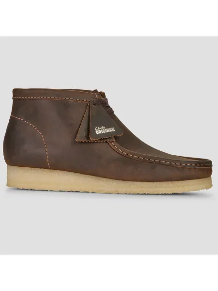 Členkové topánky Clarks Originals hnedá