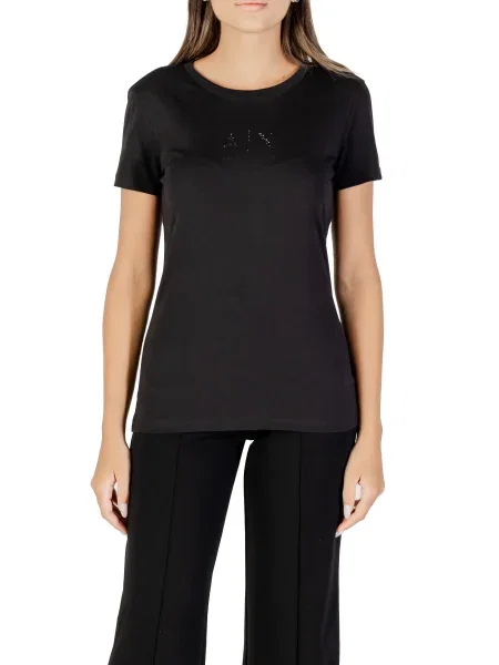 Koszulka Armani Exchange czarna