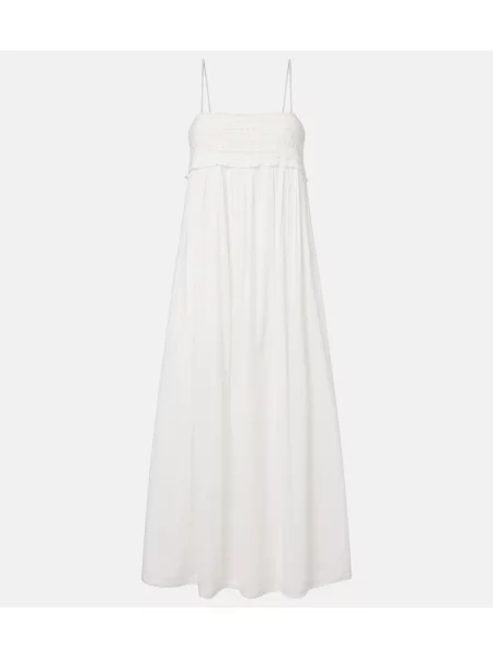 Rochie midi Posse din dantelă alb