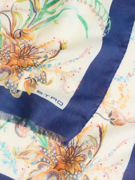 Fular Etro cu model floral