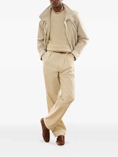 Παντελόνι Ralph Lauren Purple Label σουέτ μωβ