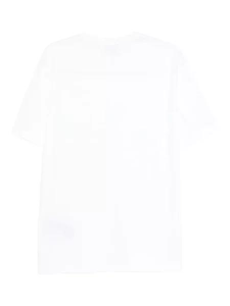 Тениска Giorgio Armani с кръгло деколте бяло