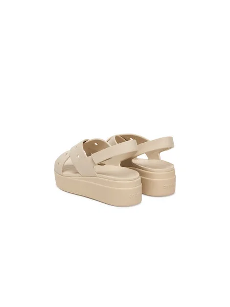 Sandále Crocs Brooklyn 4U Cross Strap Sandal béžová