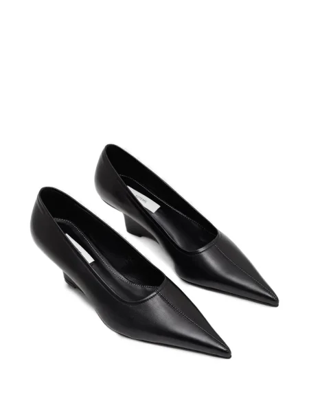 Pantofi cu toc Toteme din piele negru