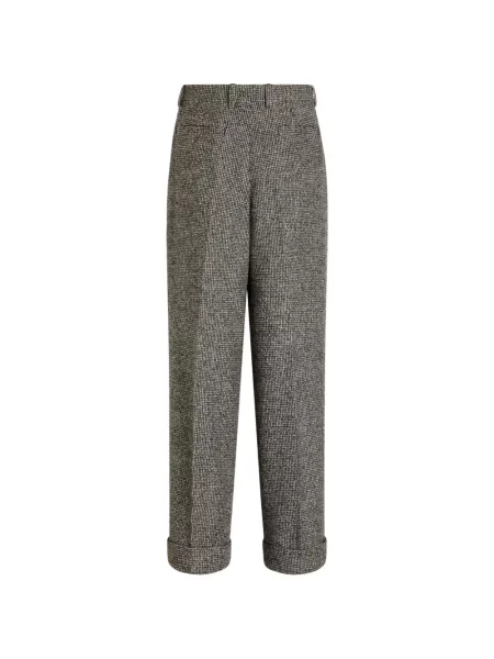 Vilnonės kelnės Dolce & Gabbana pilka