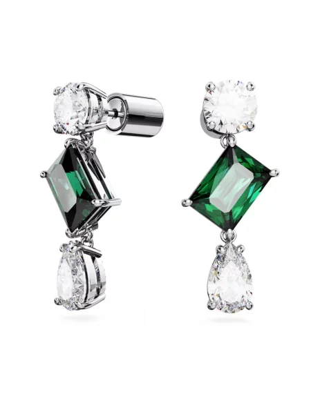 Kolczyki Swarovski zielone
