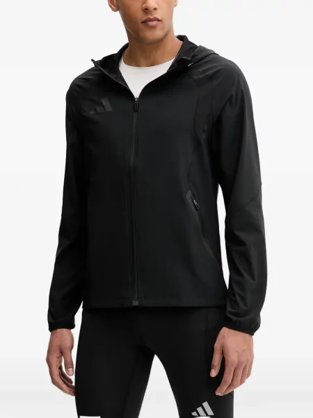 Tricou Adidas cu imagine plasă cu dungi negru