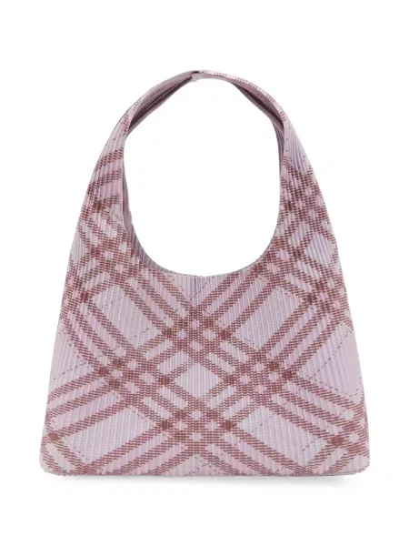 Καρό τσάντα shopper Repleat μωβ