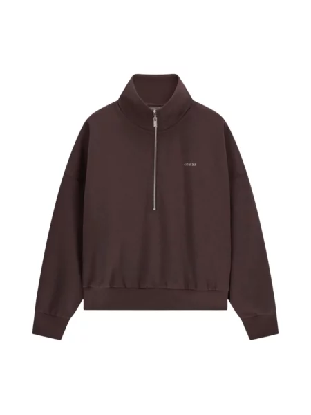 Sweter Guess brązowy
