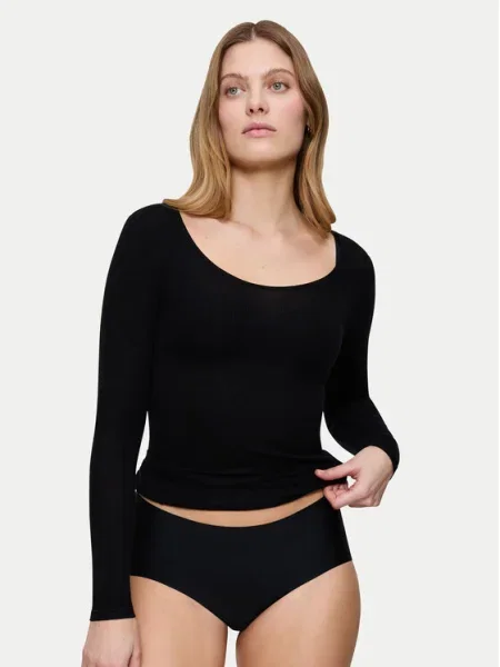 Triumph Cămașă pijama Bauty Layers negru