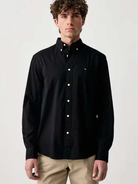 Tommy Hilfiger cămașă pentru bărbați din negru