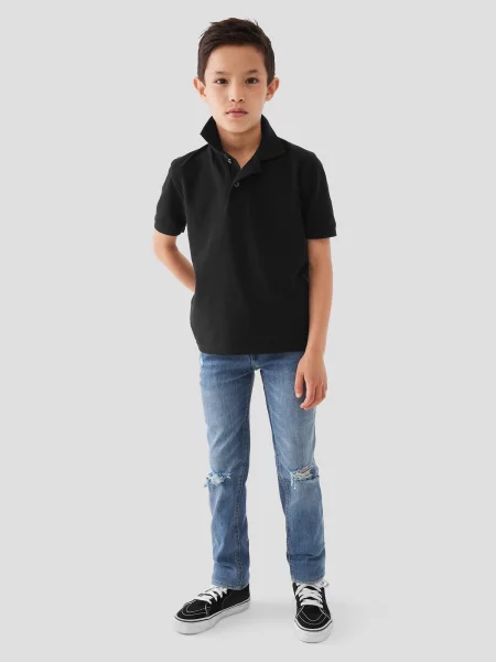 Skinny jeansy skinny Gap czarne