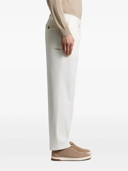 Pantaloni Peserico alb