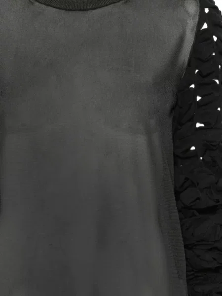 Пуловер Comme Des Garçons черно