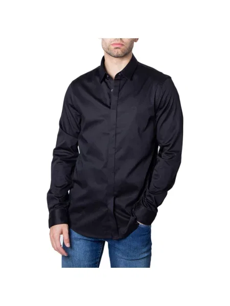 Cămașă Armani Exchange negru