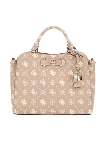 Guess Torebki Kobieta Beżowy ONE SIZE Elegancka Satchel Dla Dziewczyny biała