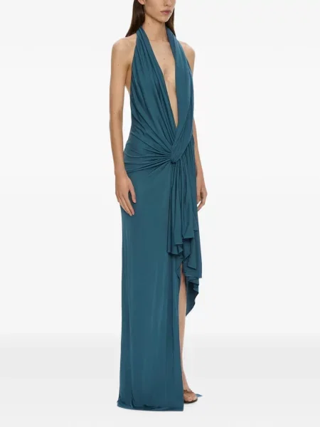 Rochie maxi Christopher Esber albastru