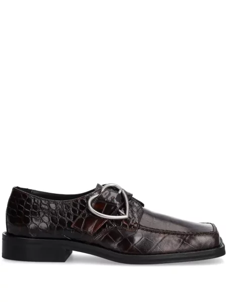 Лоуфъри Martine Rose с катарама със сърца розово